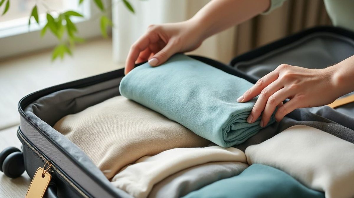 découvrez l’astuce simple d’une voyageuse : en plaçant un morceau de tissu en bambou dans son sac, ses vêtements restent frais et sans odeur de renfermé. essayez cette méthode naturelle pour voyager serein !