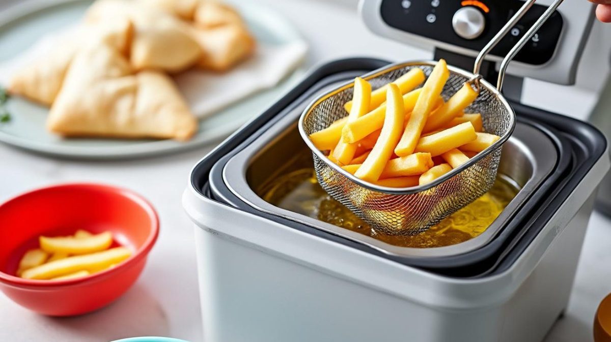 découvrez pourquoi placer une feuille de brick froissée au fond de votre friteuse permet à l’huile de rester propre deux fois plus longtemps et améliore la qualité de vos fritures. astuce économique et facile pour des fritures croustillantes et savoureuses !