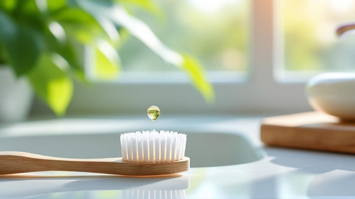 découvrez comment une goutte d'huile essentielle de tea tree sur votre brosse à dents peut révolutionner votre hygiène buccale en éliminant efficacement les bactéries et en apportant fraîcheur à votre bouche.